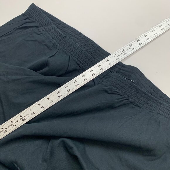 Only Necessities Black Pants Plus Size 32T Tall Cotton/Polyester Blend - Picture 6 of 7